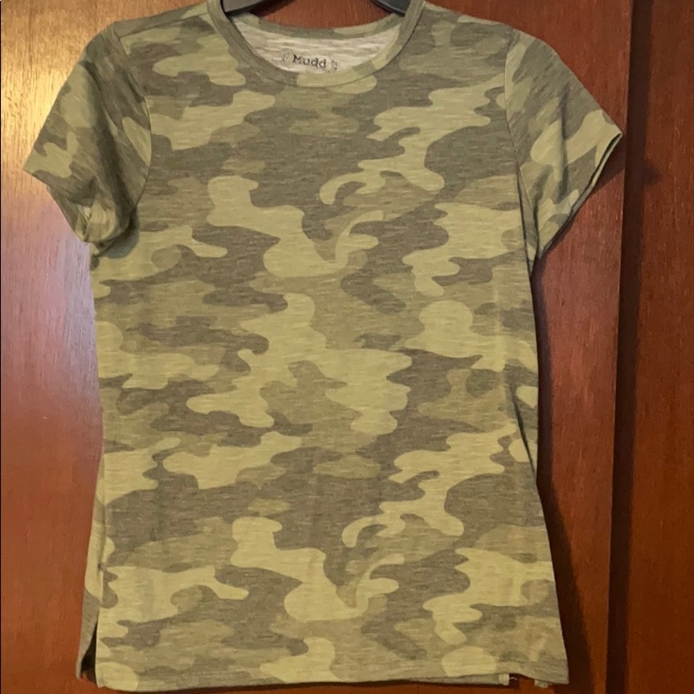 Camouflage print T-shirt